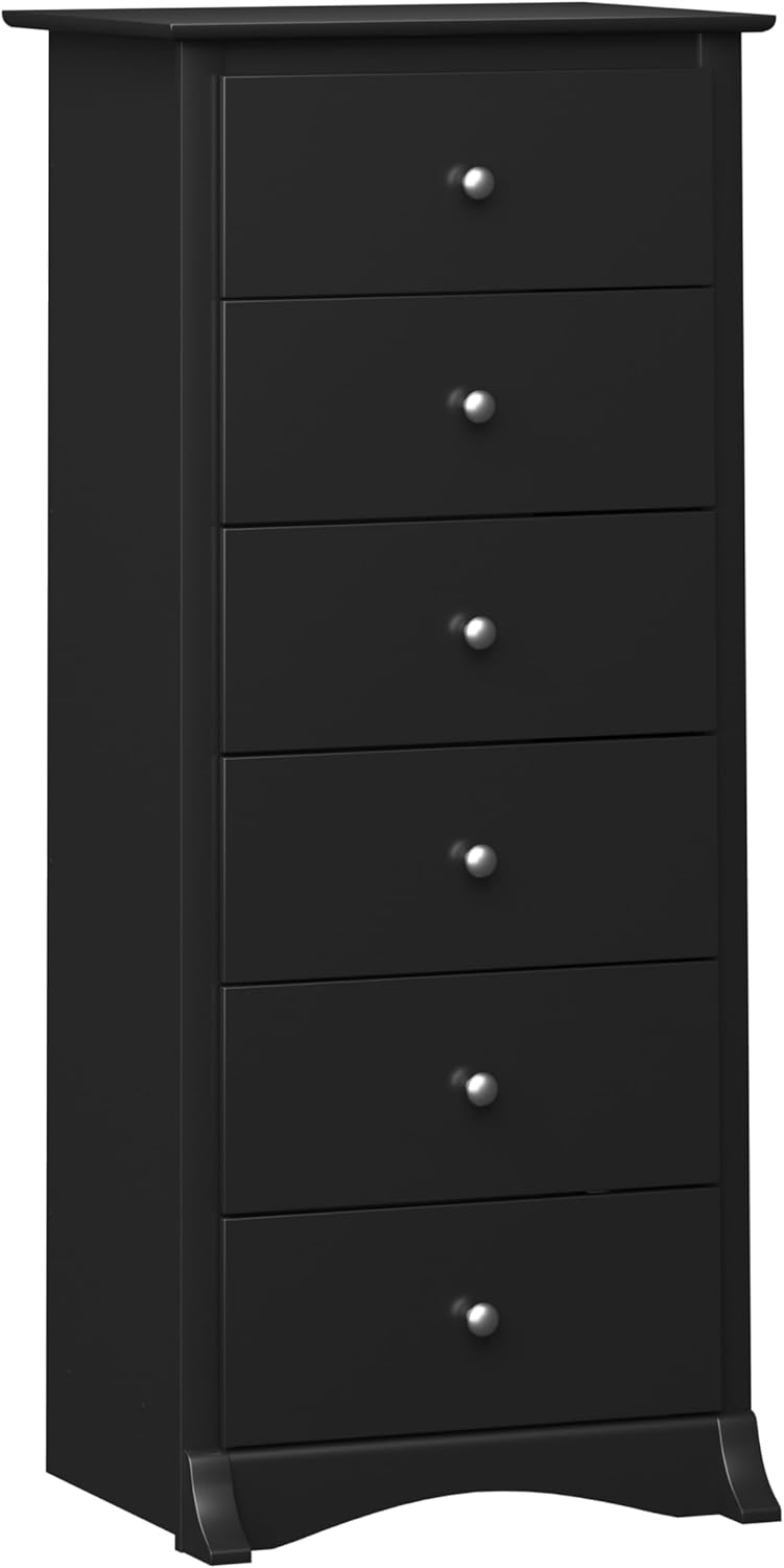 Prepac Sonoma 6 Drawer Dresser for Bedroom Storage Solutions