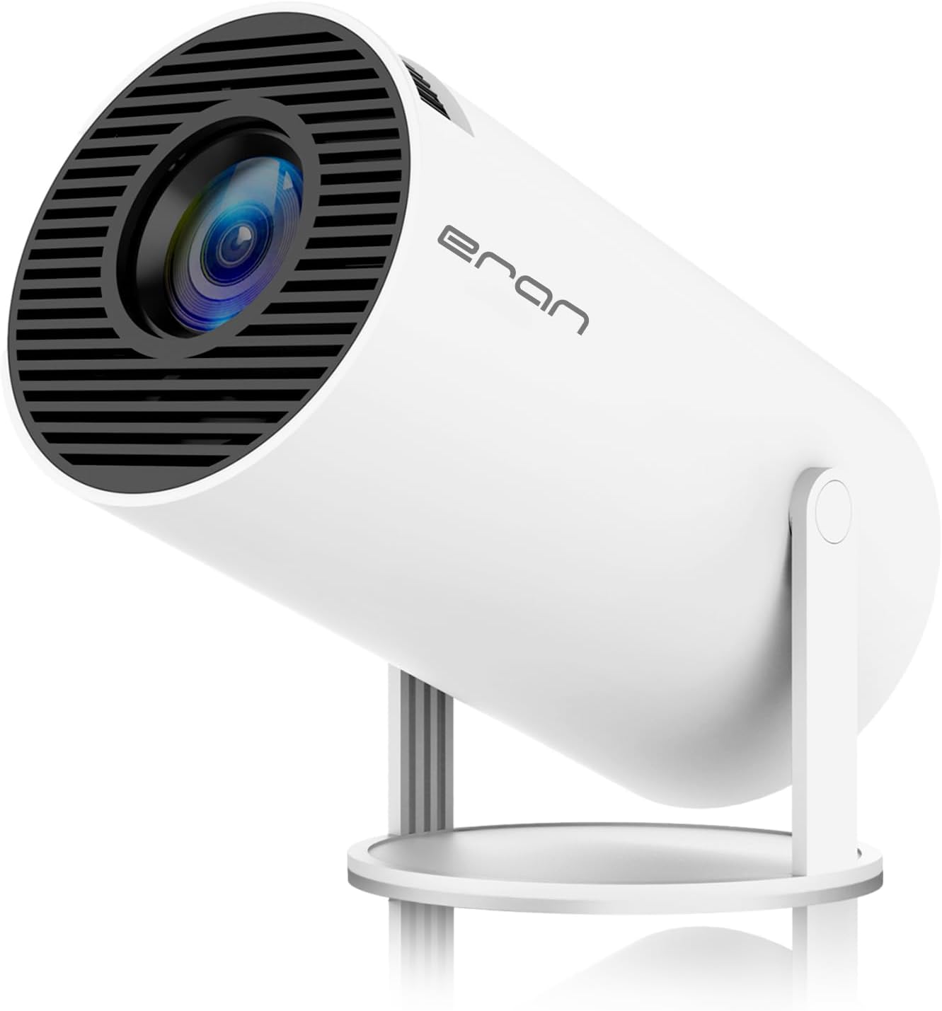 Compact HY300 PRO Mini Projector: 4K Support, WIFI6 & Bluetooth, Android 11, 180 Rotation