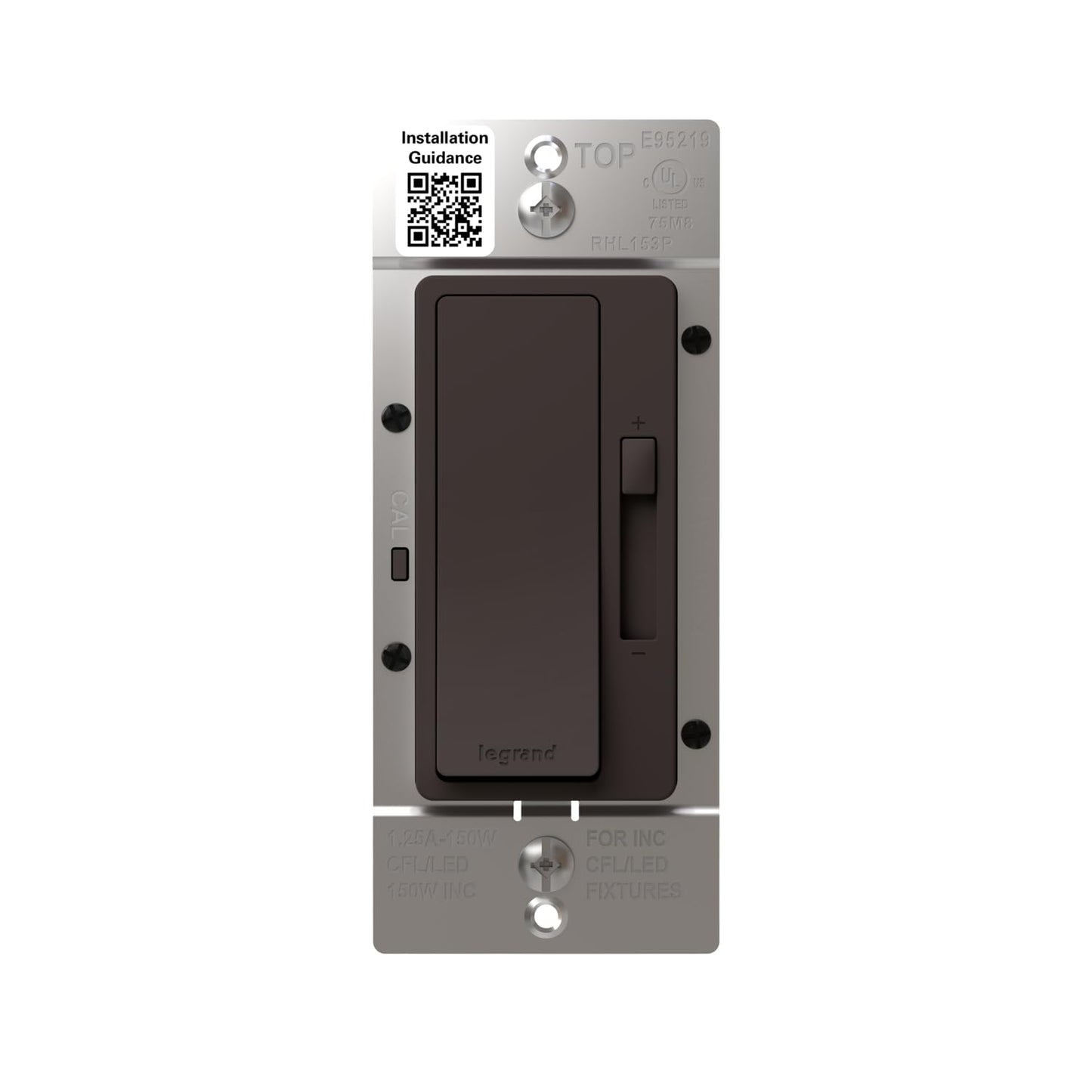 Legrand Radiant 150-Watt Dimmer for LED Lights, Dark Bronze