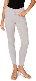 Everyday Garment-Dyed Skinny Jeans - Soft Stretchy High Rise BLUE
