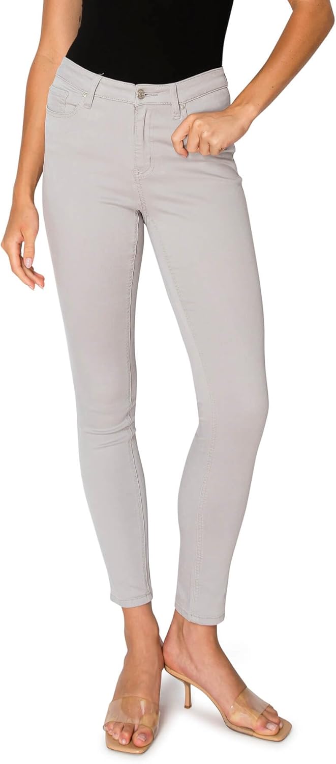 Everyday Garment-Dyed Skinny Jeans for Women - Soft Stretchy Fit