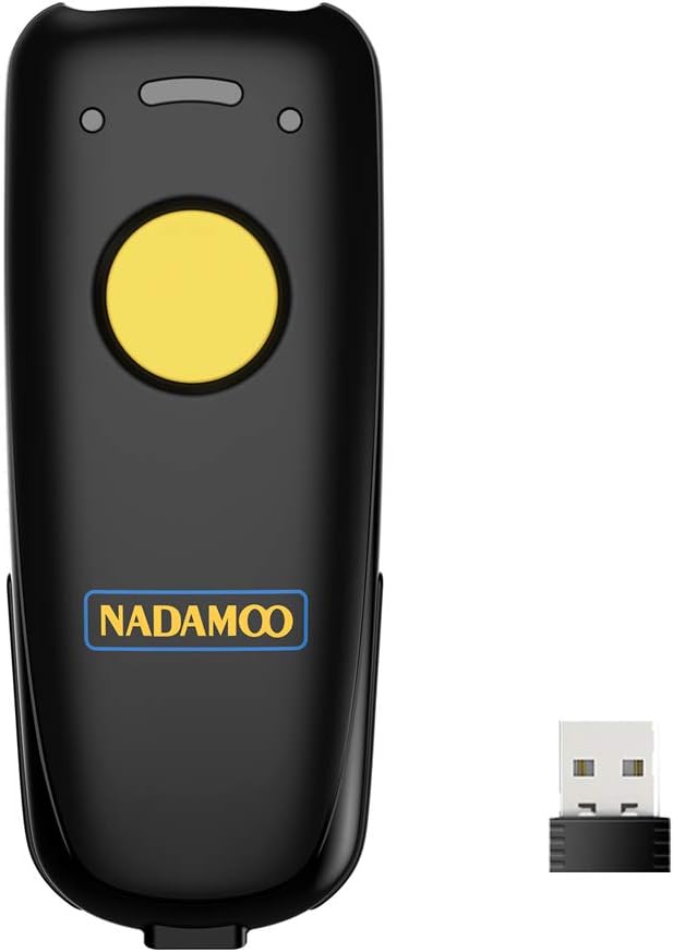 NADAMOO Wireless 2D Barcode Scanner for Easy Inventory Management
