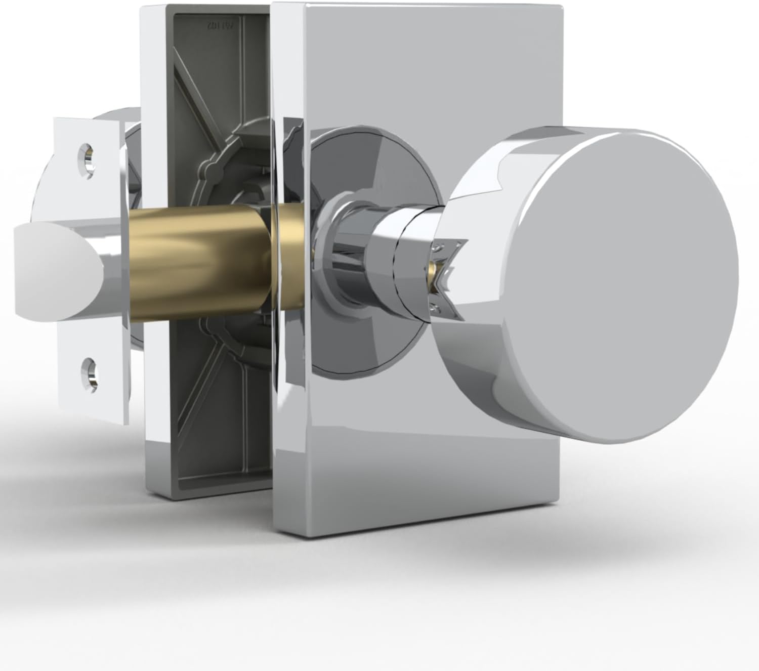 Mega Handles Laura Passage Door Knobs - Stylish Reversible Design