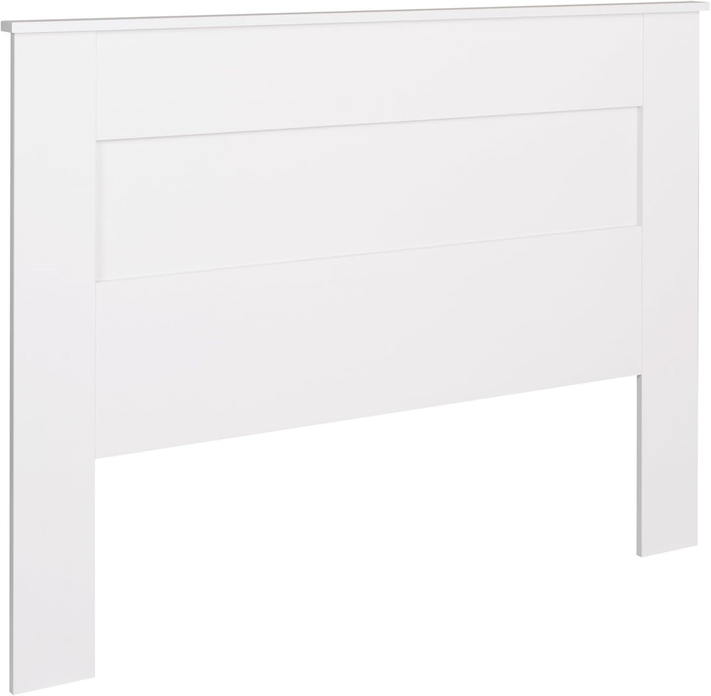 Stylish Flat Wood Panel Headboard for Queen Size Beds