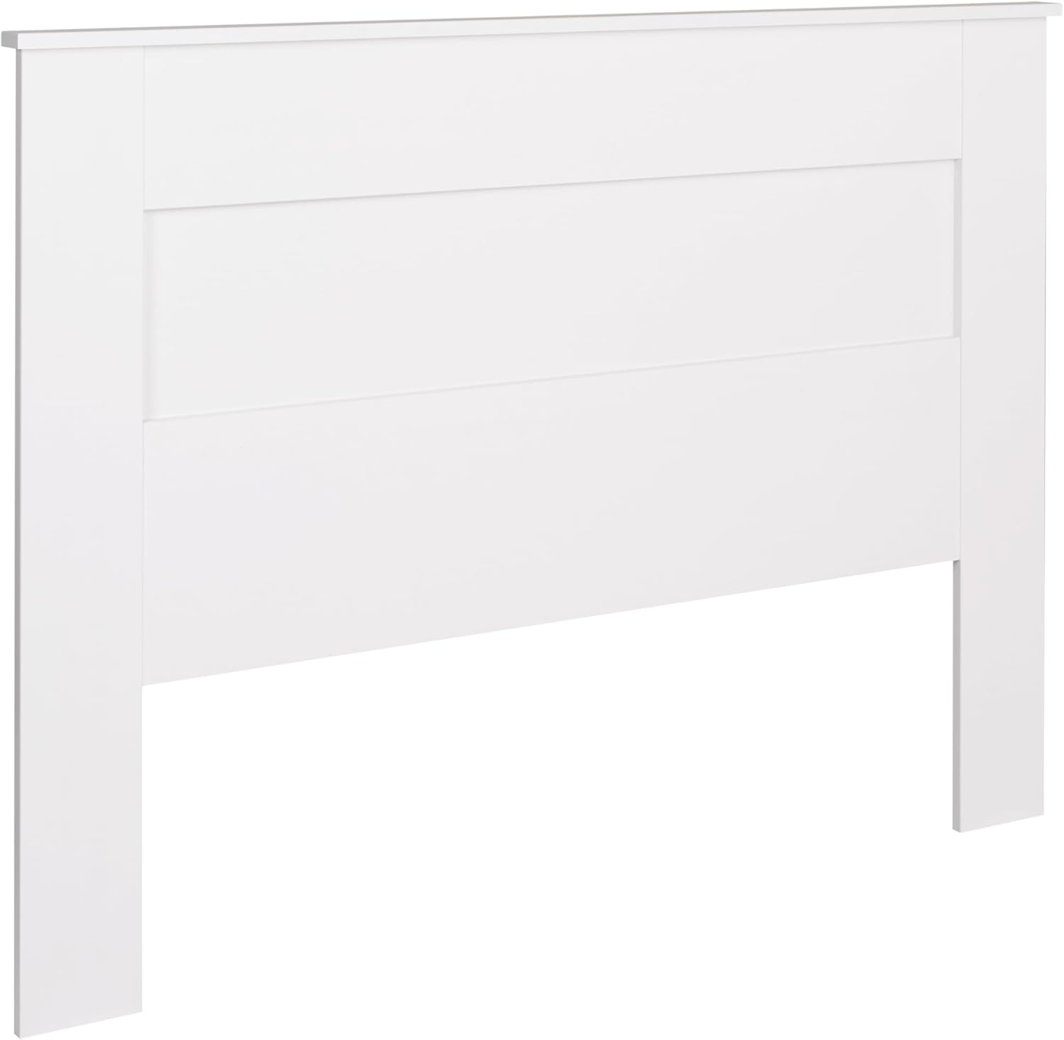 Stylish Flat Wood Panel Headboard for Queen Size Beds