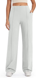 G4Free Wide Leg Pants High Waisted Yoga Pants with Pockets