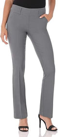 Ease into Comfort Women's Classic Bootcut Pant with Tummy Control