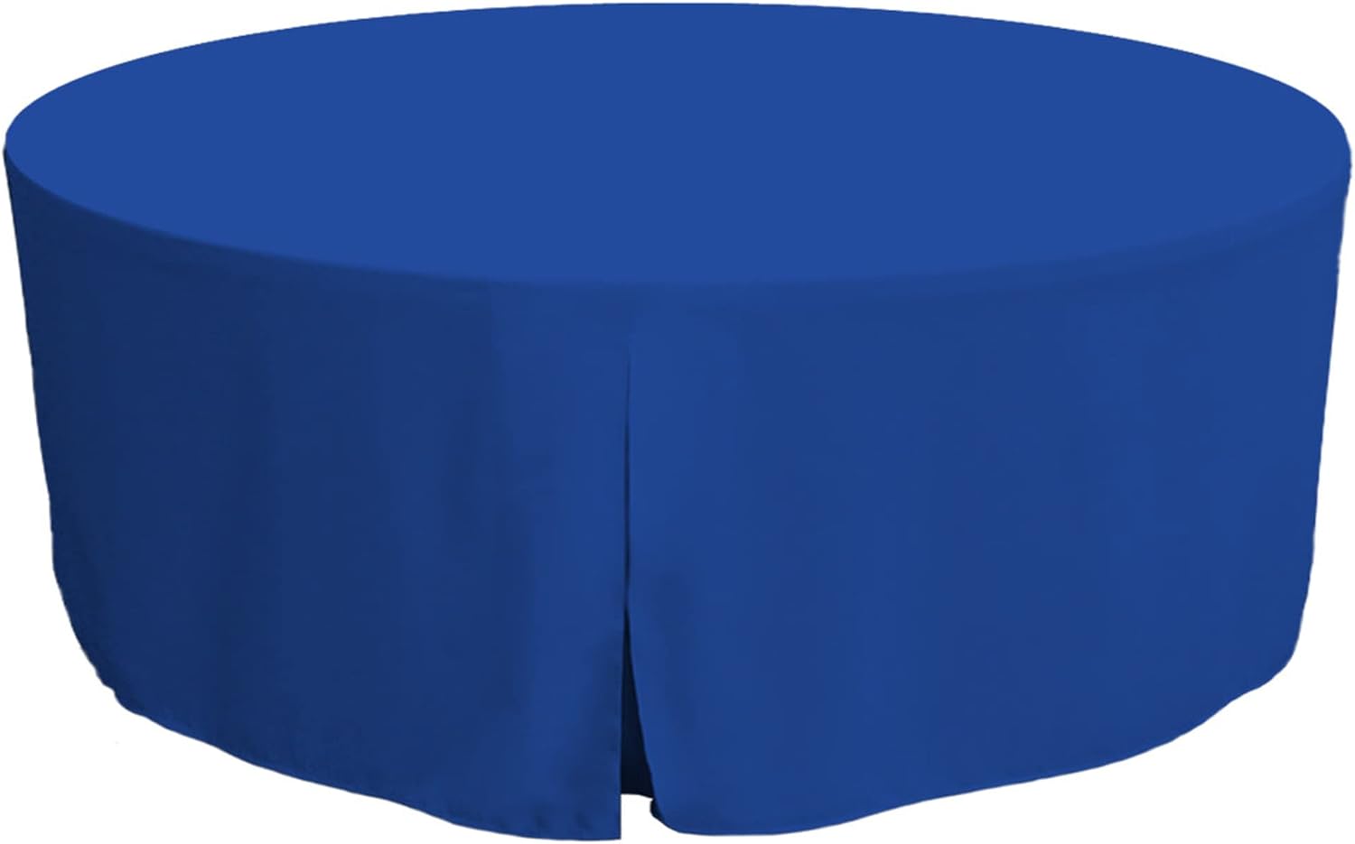 Premium Round Fitted Reusable Event Tablecloth for 72-Inch Tables