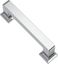 Alzassbg 10 Pack Polished Chrome Cabinet Pulls 3 in Hole Centers