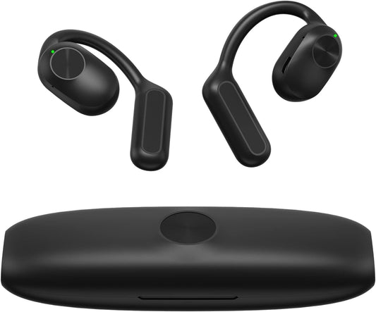 Sainellor 2025 Air Conduction Headphones: 56H Playtime, IPX5 Waterproof, Noise Isolating