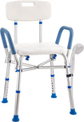 Delendo Heavy Duty Shower Chair - 450 lbs Capacity