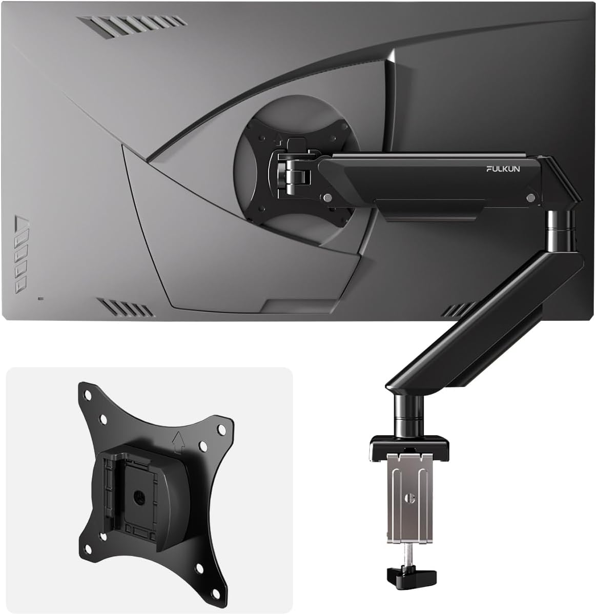 Single Monitor Mount Stand with Full Motion Articulating Arm