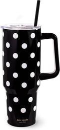 kate spade new york 40 Ounce Tumbler with Handle and Straw - Cupholder
