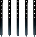 60Pcs Metal Garden Landscape Edging Stakes 10in - Durable Anchoring