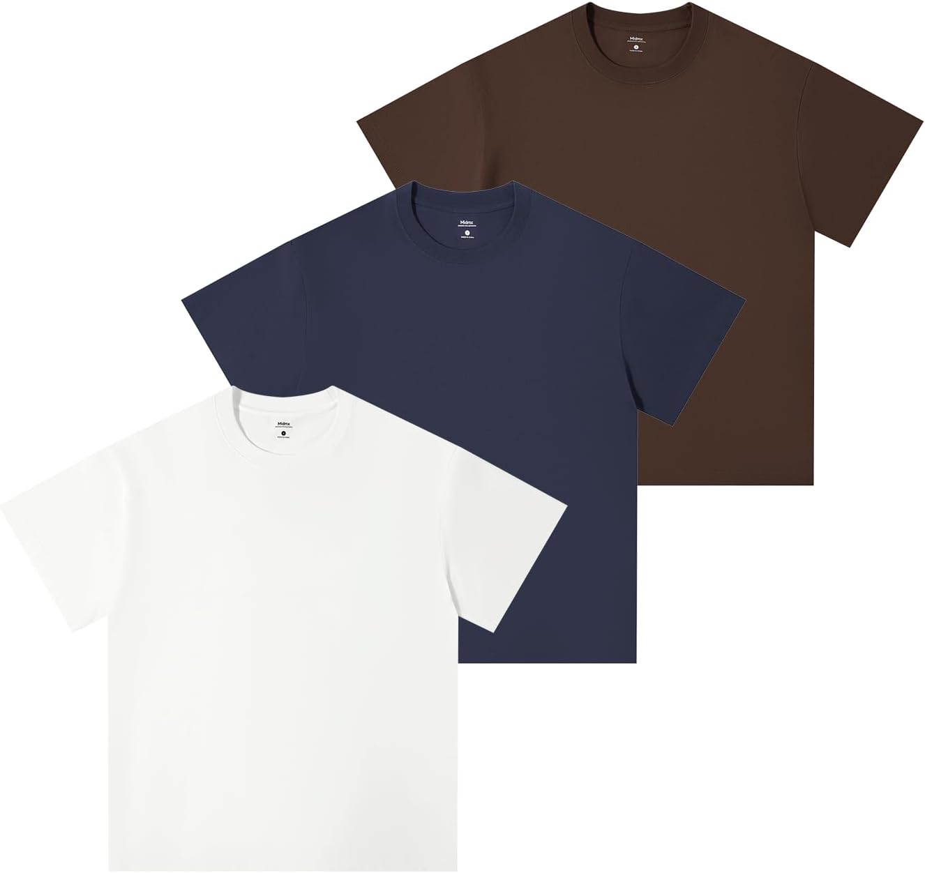 Heavyweight Cotton T-Shirts for Men Women Unisex Casual Wear