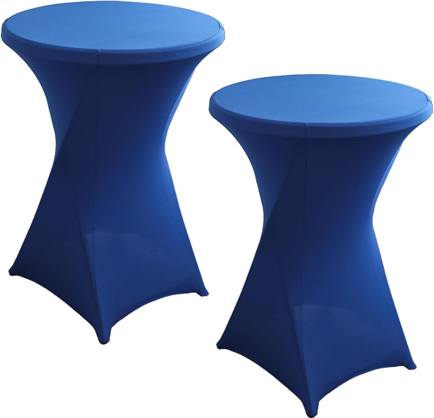 Royal Blue Stretch Tablecloth 2-Pack - Perfect for Parties!