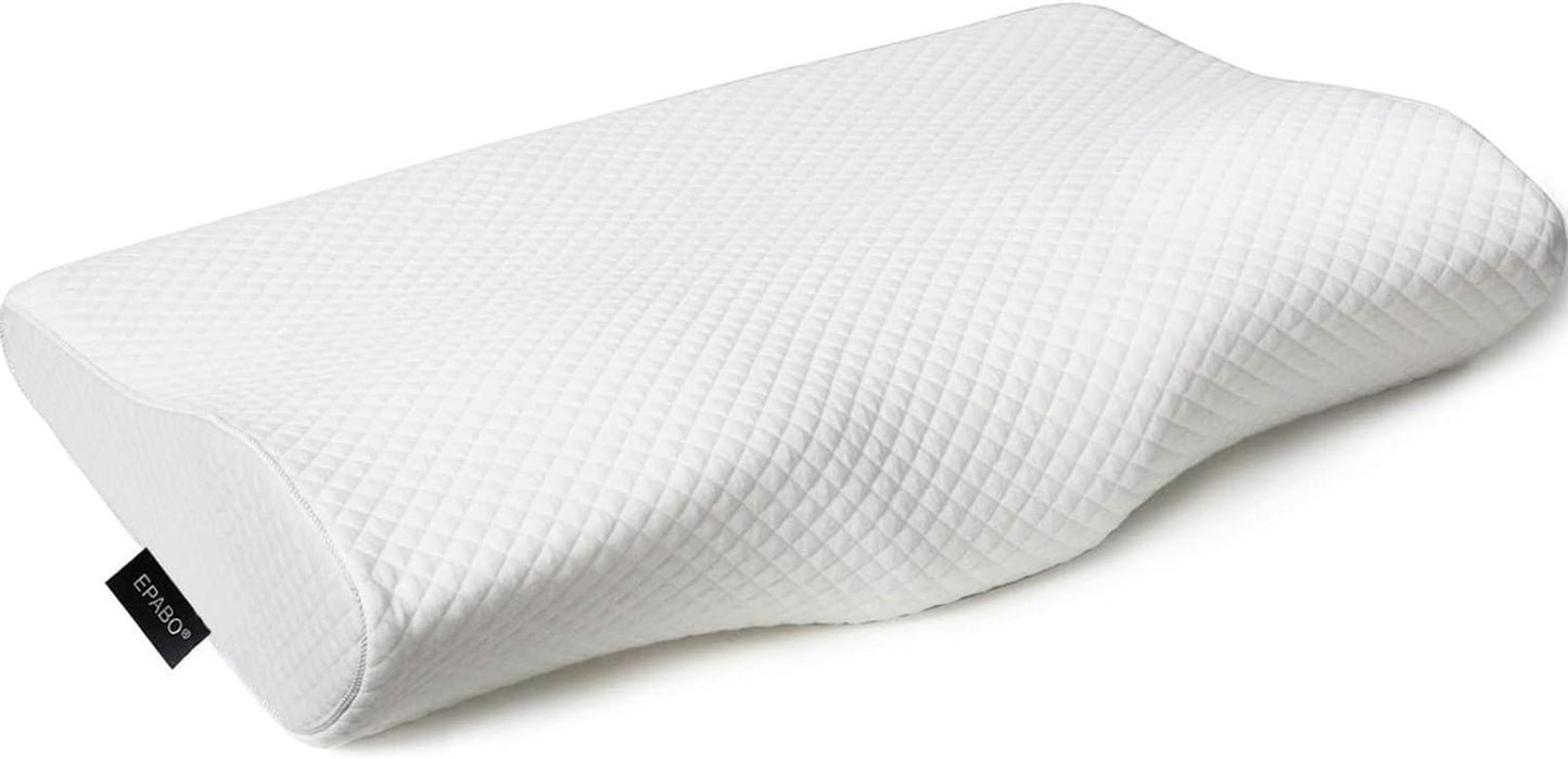 Contour Memory Foam Pillow for Neck Pain Relief and Comfort