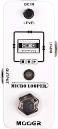 MOOER Micro Looper Guitar Loop Pedal - 30 Min Recording, Unlimited