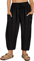 Plus Size Palazzo Harem Pants Womens XL-5XL - Lightweight Summer Soft