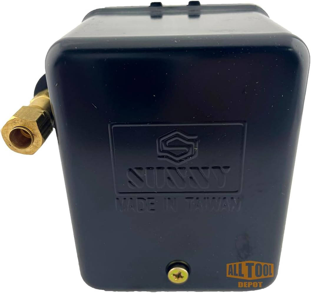 Industrial Air Pressure Switch 140-175psi 25AMP - Durable Metal Enclosure