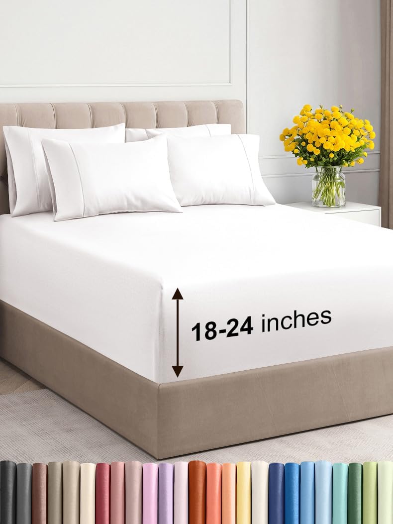 Extra Deep Queen Sheet Set for Ultimate Comfort and Fit