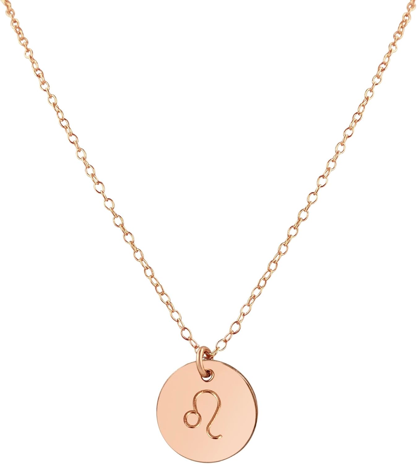 Handmade Zodiac Charm Necklace in Sterling Silver & Gold