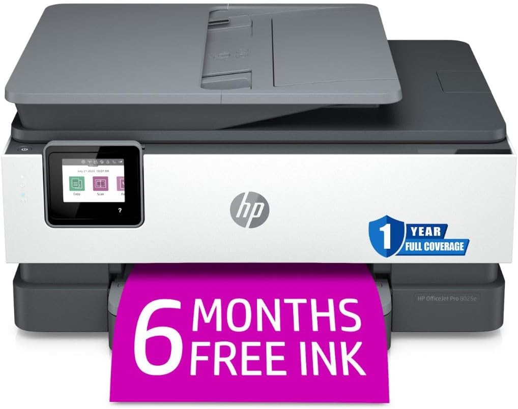 HP OfficeJet Pro 8025e: Wireless All-in-One Printer