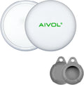 Apple MFi Certified Key Finder & Tracker 2 Pack - Compact Bluetooth
