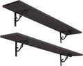 DINZI LVJ Long Wall Shelves Set of 2 for Stylish Home Decor