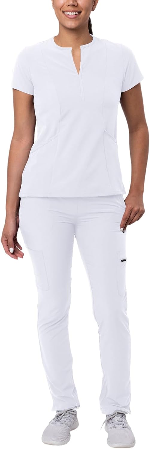 Adar Addition Go-Higher Scrub Set for Women - Stylish Comfort