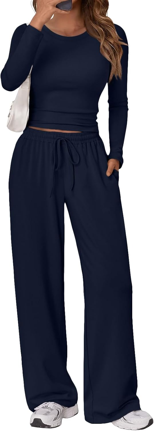 Trendy Queen Women's 2 Piece Matching Lounge Set for Comfort