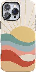 Casely iPhone 16 Pro Case Here Comes The Sun - Bold Protective Case