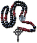Rugged Rosaries Paracord Rosary with Shield Medal - Handmade Durable