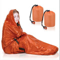 Emergency Sleeping Bag 2 Pack - Portable Waterproof Survival Bags