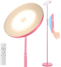 Pink Floor Lamp 40W Super Bright Torchiere - Remote, Timer, Dimmable
