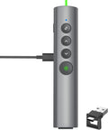 Rechargeable Green Laser Pointer for Presentation Clicker - Compact