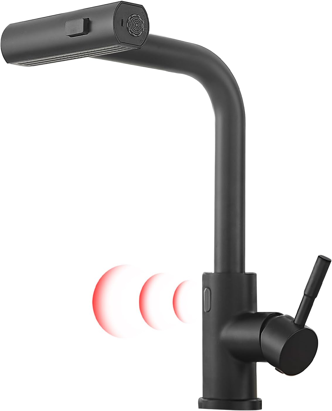 GIMILI Matte Black Touchless Kitchen Faucet with Pull Down Sprayer