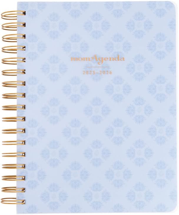 Desktop Spiral Planner for Busy Moms - Organize Schedules Easily