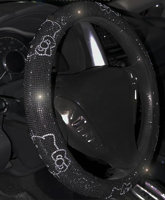 Ultra Bling Steering Wheel Cover with Sparkly Rhinestones