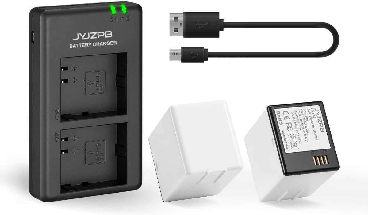 Rechargeable Li-ion Batteries for Arlo Go with Dual Charger