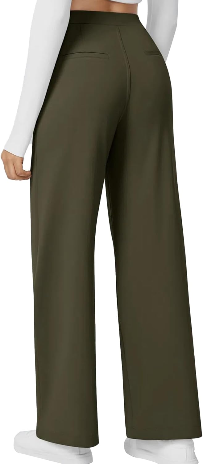 High Waisted Work Pants for Women - Stylish Office Trousers