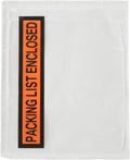 1000 Pieces 4.5x5.5 Clear Packing List Enclosed Pouch - Professional