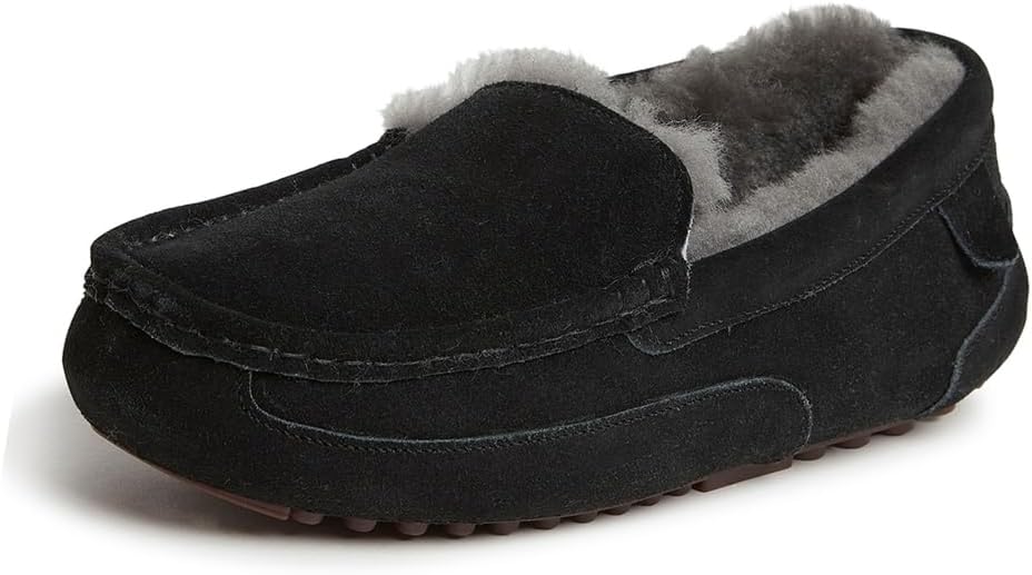 Fireside By Dearfoams Men's Melbourne Genuine Shearling Slippers