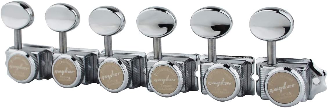 Guyker 6 Vintage Locking Tuners - Chrome
