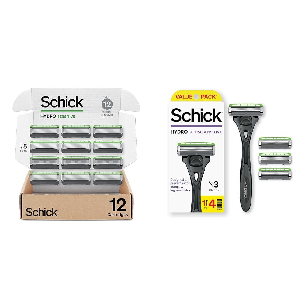 Schick Hydro Sensitive Razor Refills and Ultra Sensitive Kit