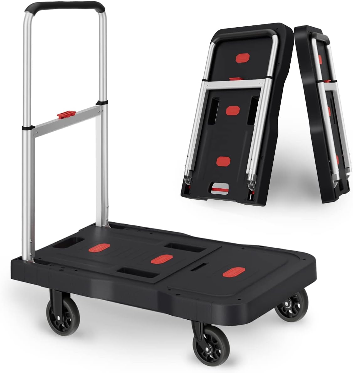 Platform Truck Foldable Push Cart Dolly for Home & Office Use