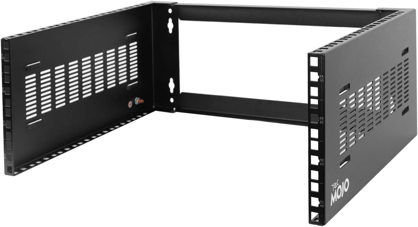 Tecmojo 4U Wall Mount Rack for Shallow Server and IT Equipment