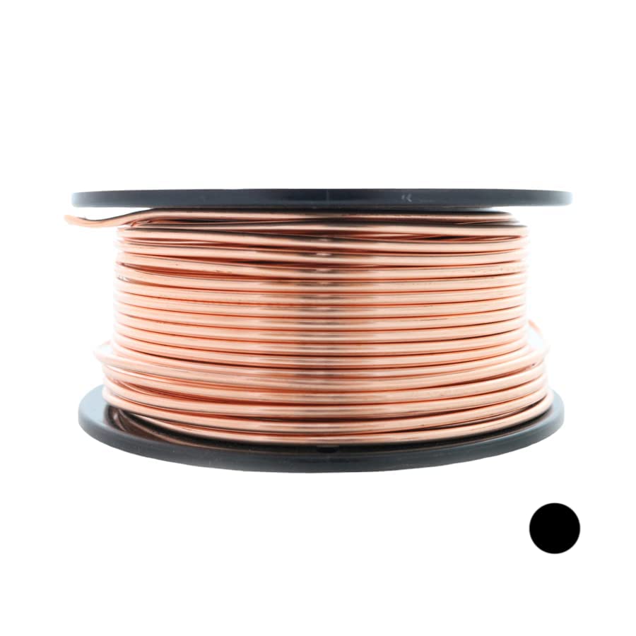 12 Gauge Pure Copper Wire - 99.9% CDA #110 Dead Soft Round