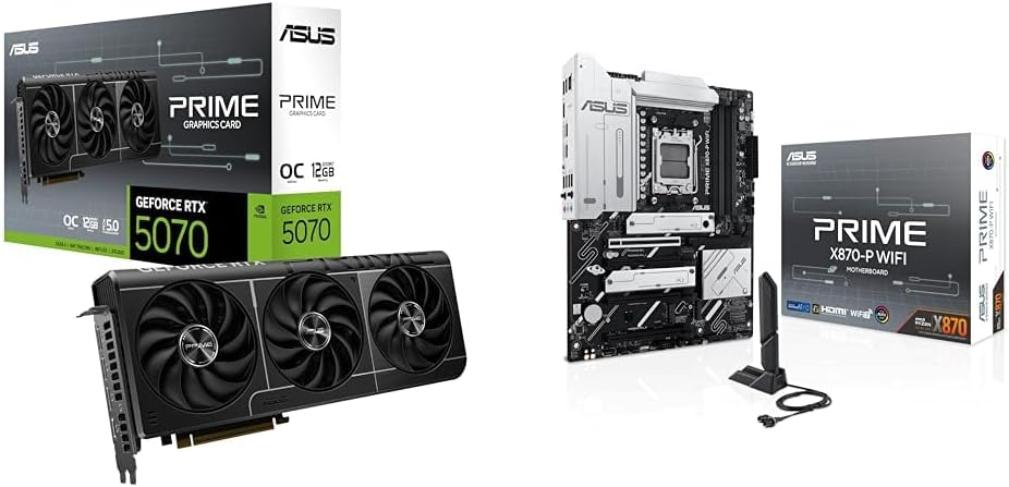 ASUS Prime GeForce RTX 5070 OC Edition Bundle for Gamers
