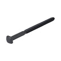 Rustic Square Head Lag Screws 3/8 x 6 in - Vintage Black Oxide